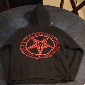 Blackcraft Cult Hoodie with Red Print